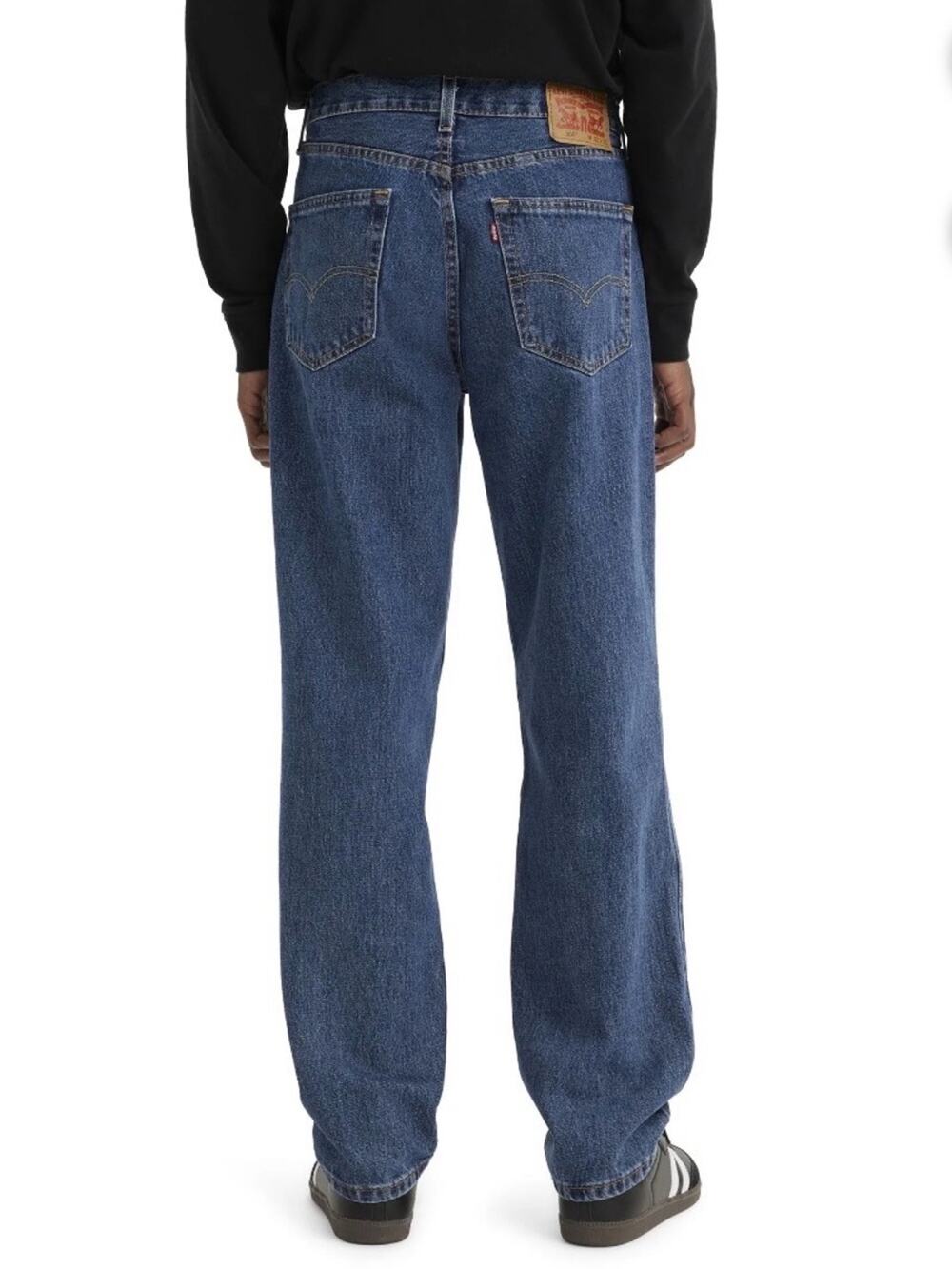 NEW LEVI’S 550 RELAXED 100% COTTON DARK WASH ZIPPER CLOSURE 38x34 NEW WITH TAGS